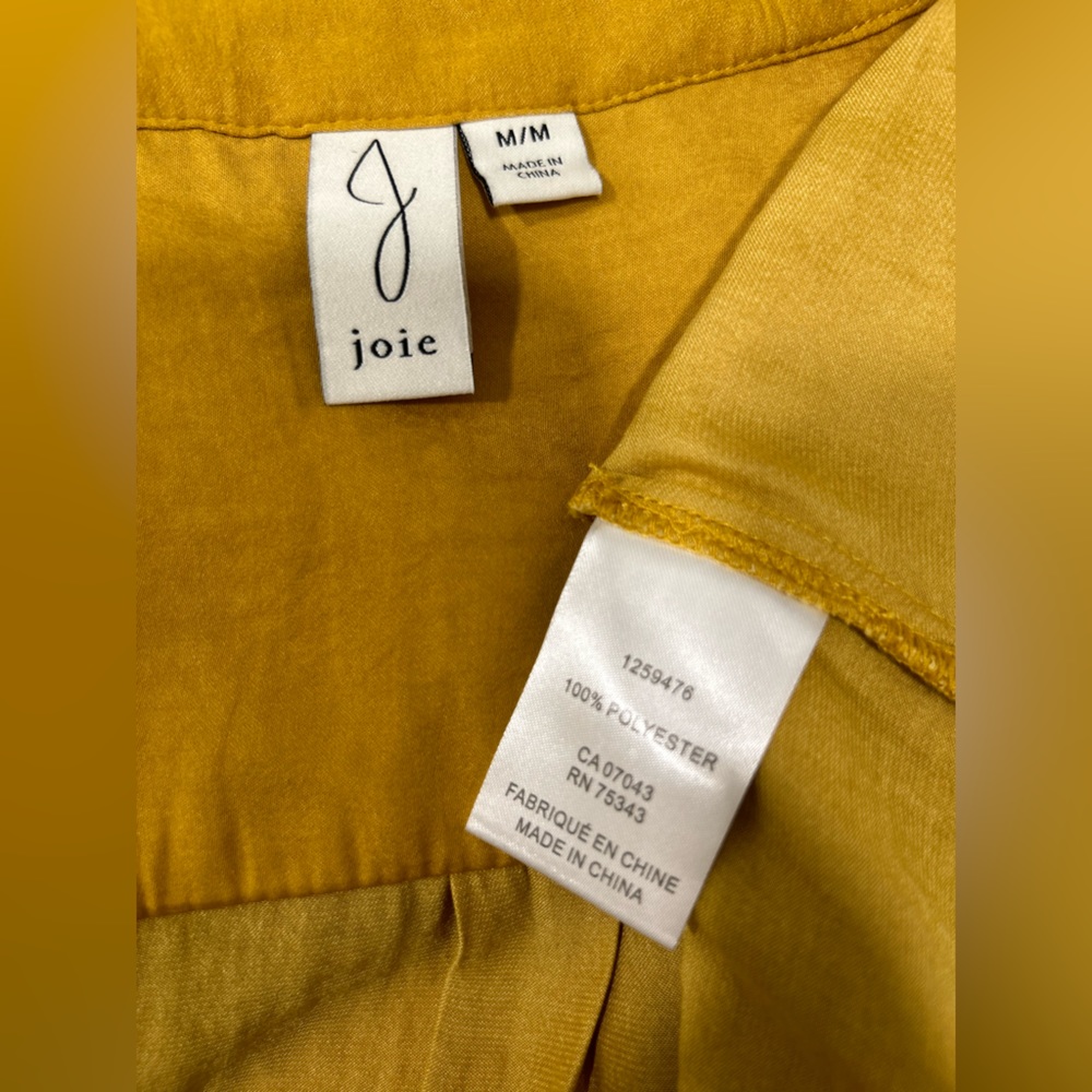 Joie Sleeveless Button Down Tunic Style Blouse In… - image 4